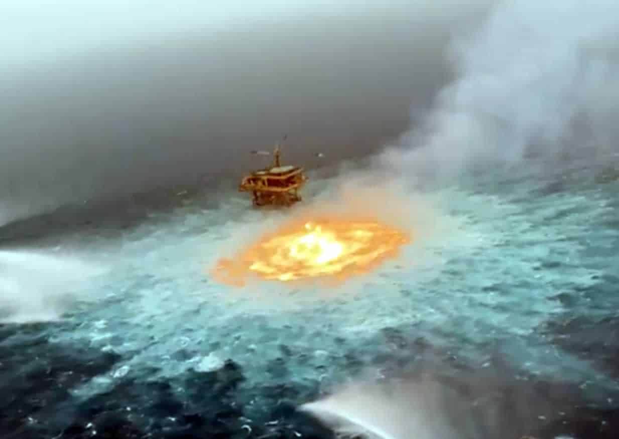 Διαρροή αερίου στην θάλασσα του κόλπου του Μεξικό, προκάλεσε ένα απίστευτο φαινόμενο το οποίο πραγματικά ομολογούμε ότι δεν έχουμε