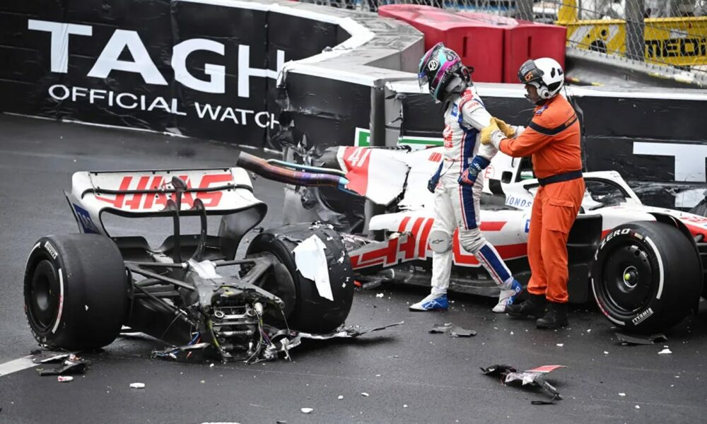 Ένα πραγματικά σοκαριστικό ατύχημα είχε ο Μίκ Σουμάχερ κατά τη διάρκεια του αγώνα της Formula 1 σήμερα στο Grand Prix του Μονακό.