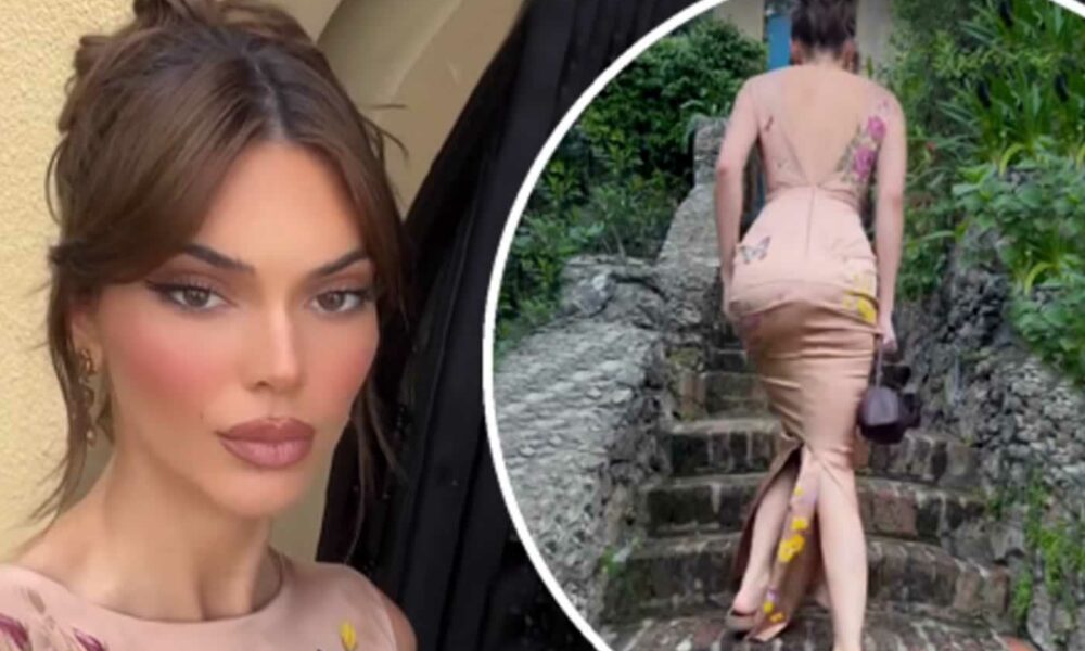 Η dolce vita της Kendall Jenner φαίνεται ότι την δυσκόλεψε αρκετά ακόμα και στο να ανέβει μια σειρά από παλιές σκάλες στην Ιταλία την ώρα που