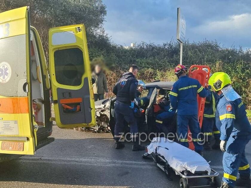 Τροχαίο στα Χανια