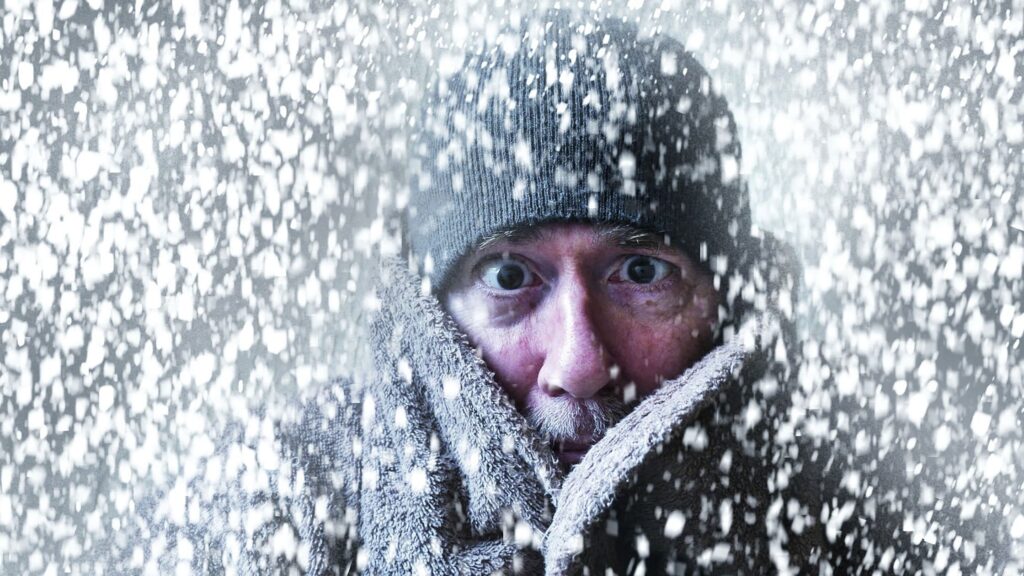 cold weather of winter
