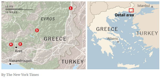 Φωτιά στον Έβρο Παγίδα θανάτου για 18 μετανάστες