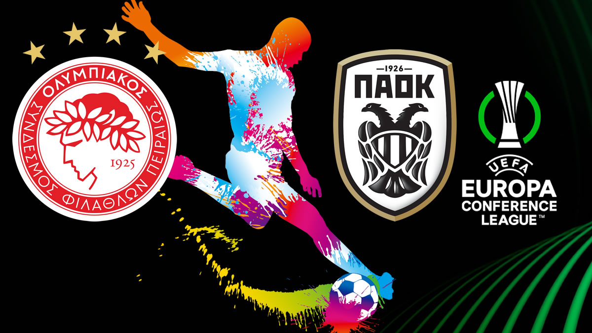 olympiakos kai paok machi gia tin prokrisi sto conference league