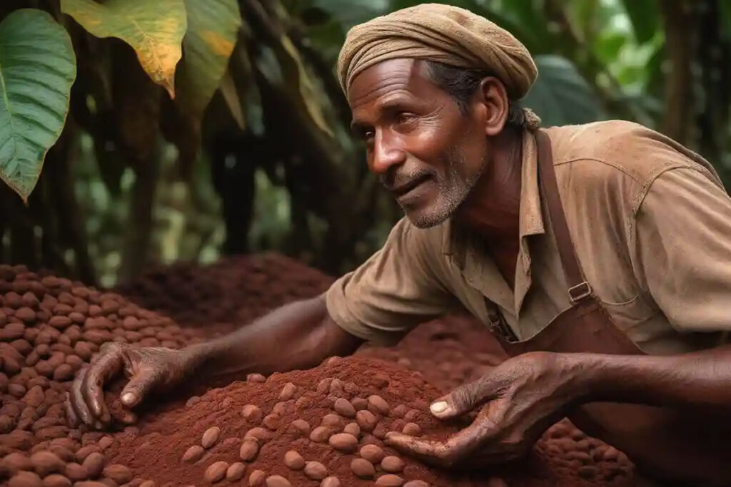 cacao worker
