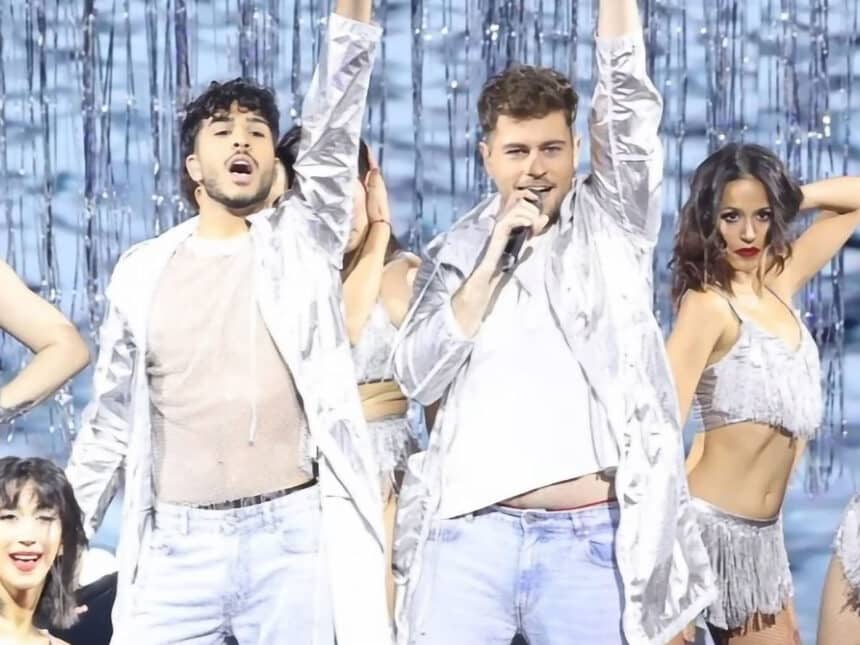 koklovision i monadiki eurovision toy j2us me nikites ton sotiri kai ton feidia