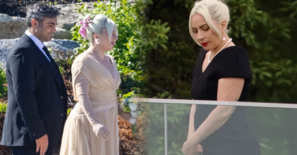 i lady gaga perimenei to proto tis paidi