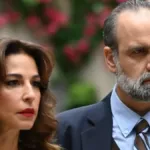 Παύλος και Χριστίνα σε σκηνή απο την σειρά Άγιος Έρωτας