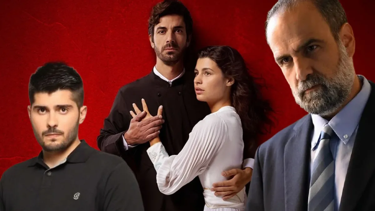 Ο Τάσος σε έντονη στιγμή σκέψης μετά το τηλεφώνημα στη σειρά Άγιος Έρωτας.