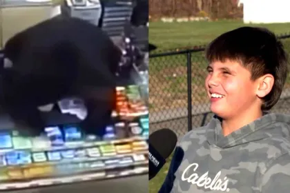 Στιγμιότυπο αρκούδας που κυνηγά 11χρονο μέσα σε κατάστημα στην Πενσιλβάνια