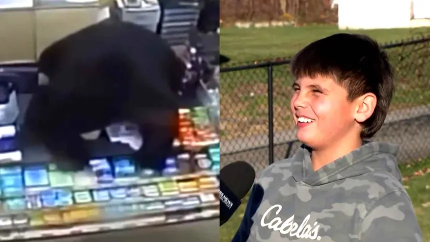 Στιγμιότυπο αρκούδας που κυνηγά 11χρονο μέσα σε κατάστημα στην Πενσιλβάνια