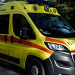 Εξωτερικός χώρος φούρνου στο Δαμάσι Λάρισας όπου σημειώθηκε το τραγικό δυστύχημα με τη 49χρονη αρτοποιό.