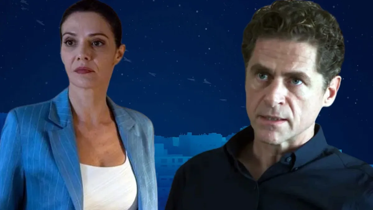 Ο Οδυσσέας και η Αρετή σε έντονη στιγμή ζήλιας στη σειρά Μια νύχτα μόνο.