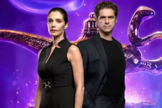 Σκηνή από τη σειρά Μια Νύχτα Μόνο του MEGA με τους πρωταγωνιστές