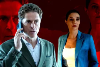 Σκηνή από τη σειρά «Μια Νύχτα Μόνο» του MEGA με τους πρωταγωνιστές