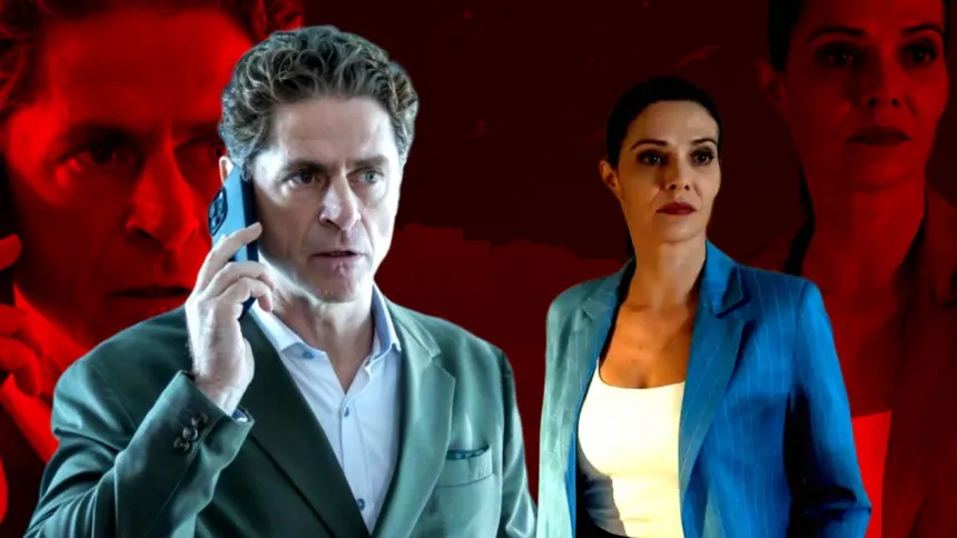 Σκηνή από τη σειρά «Μια Νύχτα Μόνο» του MEGA με τους πρωταγωνιστές