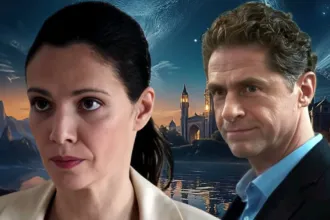 Η Μαριλίτα Λαμπροπούλου και ο Δημήτρης Λάλος σε σκηνή από το νέο επεισόδιο της σειράς «Μια Νύχτα Μόνο»