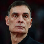 Ο Γιώργος Μπαρτζώκας σε αγώνα της ομάδας του Ολυμπιακού