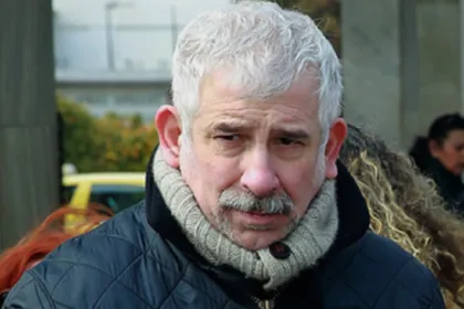 Ο Πέτρος Φιλιππίδης σε εμφάνιση του στα δικαστήρια