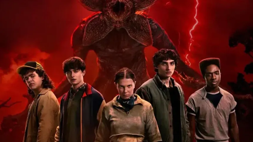 Σκηνή από το Stranger Things 5 με τους ήρωες έτοιμους για την τελική αναμέτρηση