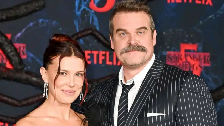 Millie Bobby Brown και David Harbour μαζί στην πρεμιέρα του Stranger Things