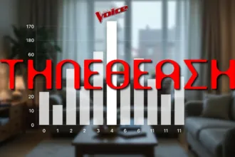 Πίνακας τηλεθέασης με το The Voice στην κορυφή της Κυριακής 23 Νοεμβρίου