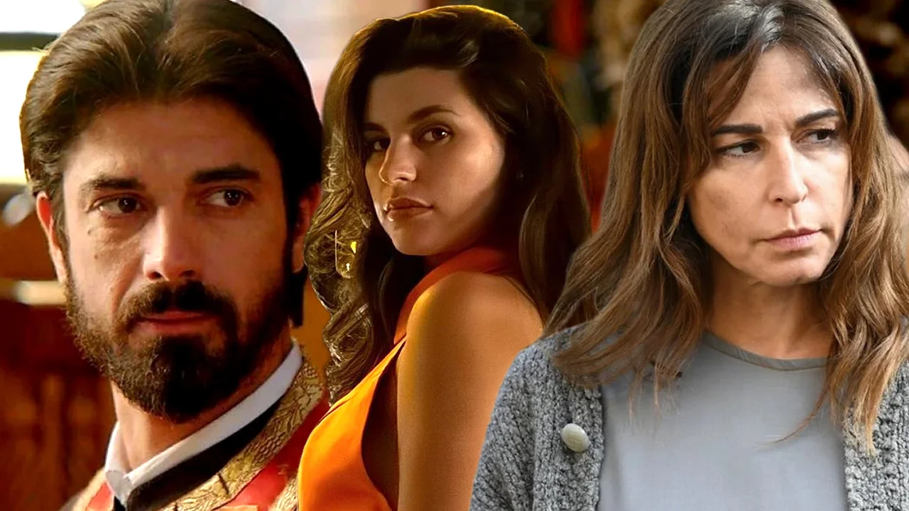 Σκηνή με τους πρωταγωνιστές της σειρά Άγιος Έρωτας