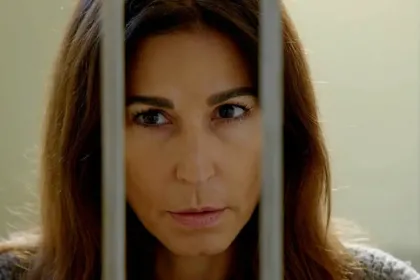 Η Χριστίνα πίσω απο τα κάγκελα της φυλακής στην σειρά του Alpha Άγιος Έρωτας