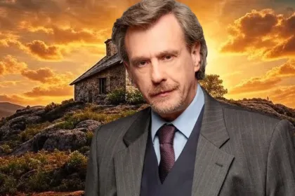 Ο Απόστολος καταρρέει στη σειρά Το σπίτι δίπλα στο ποτάμι.