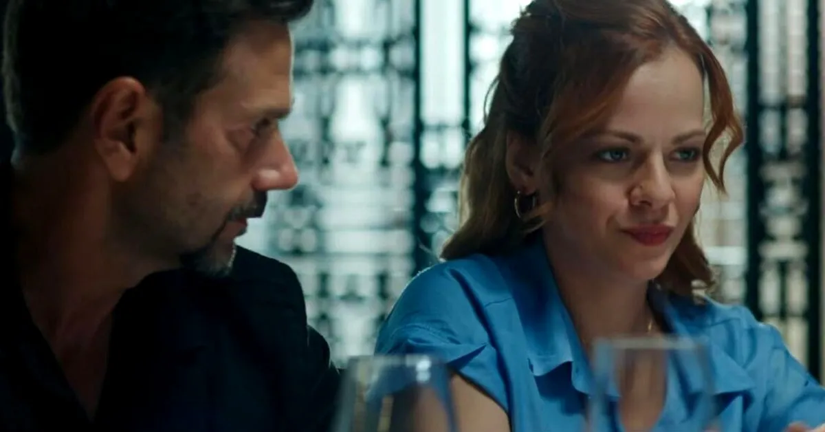 Η Ελένη και ο Σταύρος σε δραματική σκηνή της σειράς Μια Νύχτα Μόνο