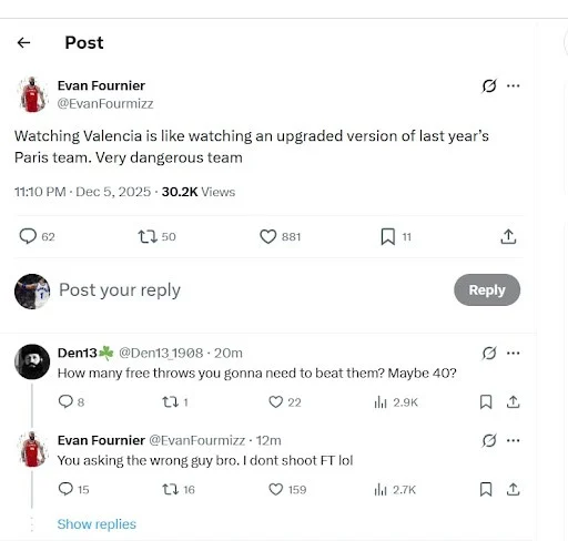Ο Φουρνιέ «άναψε» φωτιές στα social με οπαδό του ΠΑΟ για τις βολές 2 Φουρνιέ