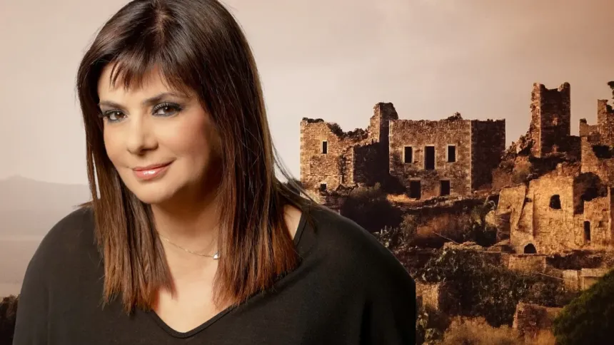 Η Ασπασία σε στιγμή στη «Γη της Ελιάς»