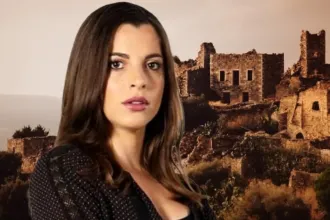 Η Ισμήνη σε έντονη στιγμή στη Γη της Ελιάς