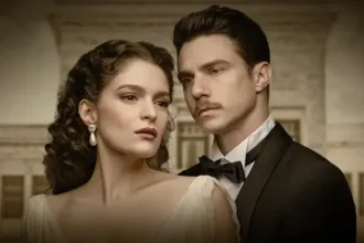 Αλίκη και Άρης σε τρυφερή στιγμή στο Grand Hotel.