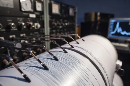 Ο σεισμογράφος την ώρα του σεισμού στα Καλάβρυτα