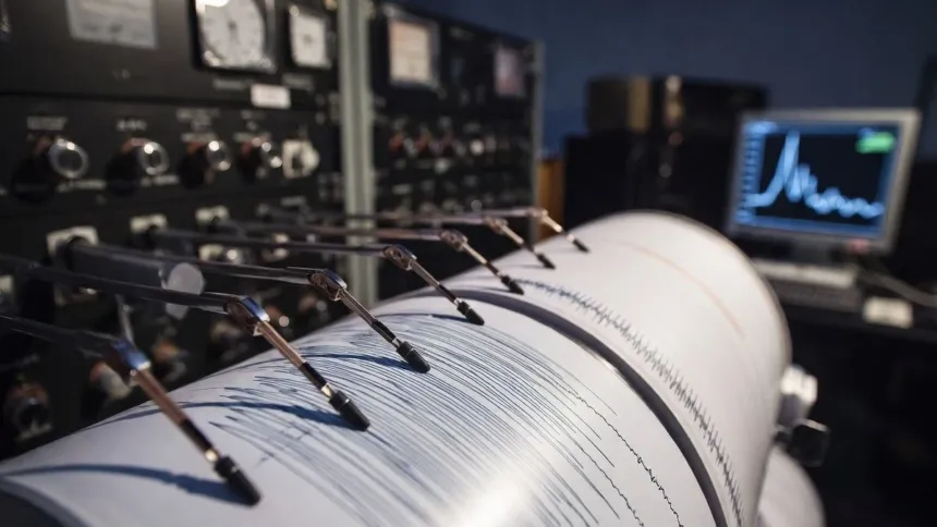 Ο σεισμογράφος την ώρα του σεισμού στα Καλάβρυτα