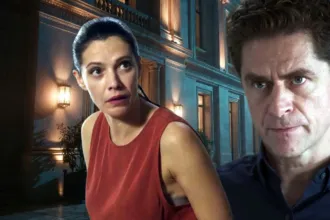 Σκηνή έντασης από τη σειρά Μία Νύχτα Μόνο με την ηρωίδα σε κίνδυνο