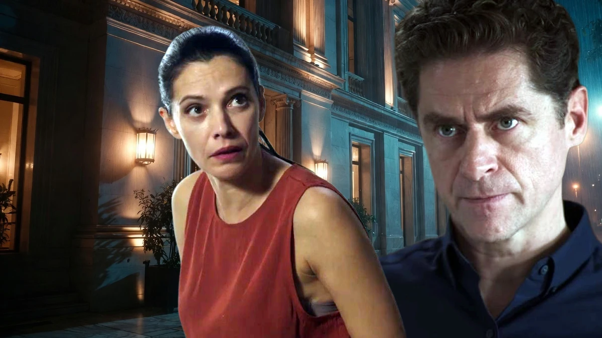 Σκηνή έντασης από τη σειρά Μία Νύχτα Μόνο με την ηρωίδα σε κίνδυνο