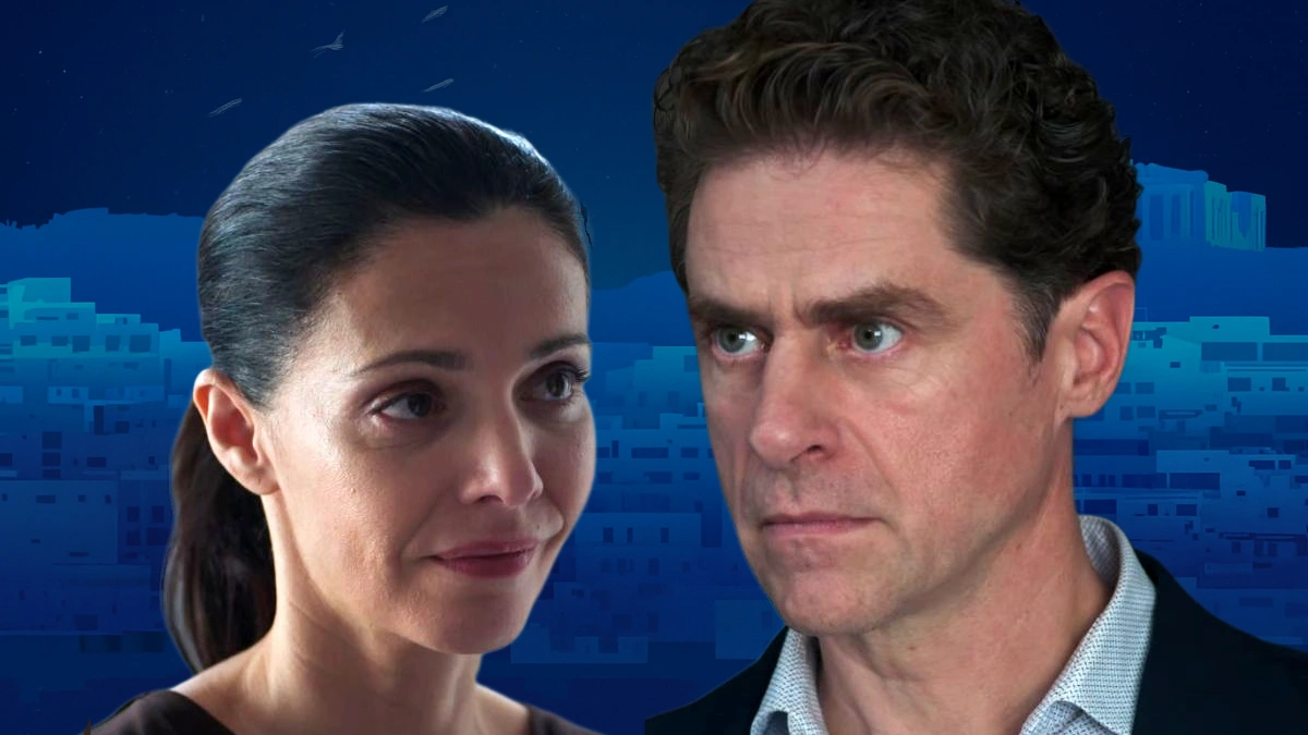 Αρετή και Οδυσσέας σε σκηνή έντασης στη σειρά Μια Νύχτα Μόνο στο επεισόδιο 21