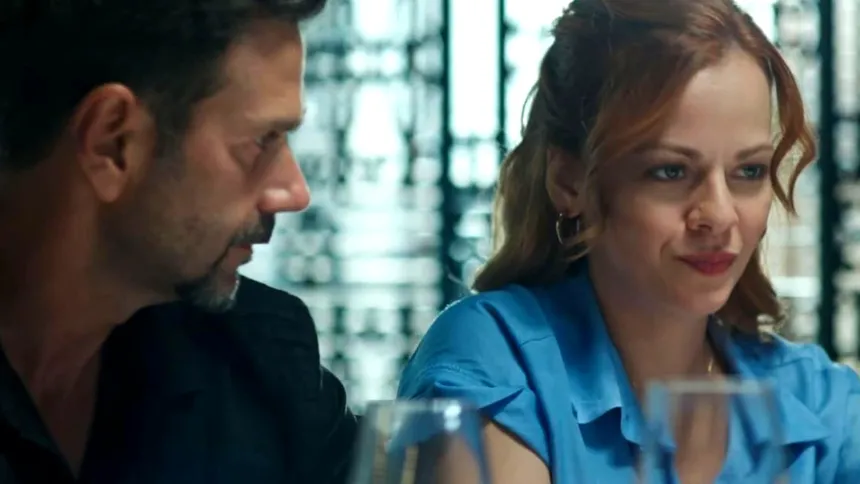 Ο Σταύρος, με την Ελένη σε σκηνή έντασης από τη σειρά «Μια Νύχτα Μόνο»