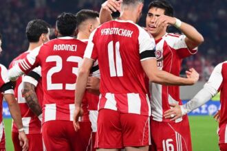 olympiakos iraklis ena mats exi gkol miden eleos