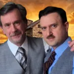 Απόστολος και Χρήστος σε σκηνή στη σειρά Το σπίτι δίπλα στο ποτάμι