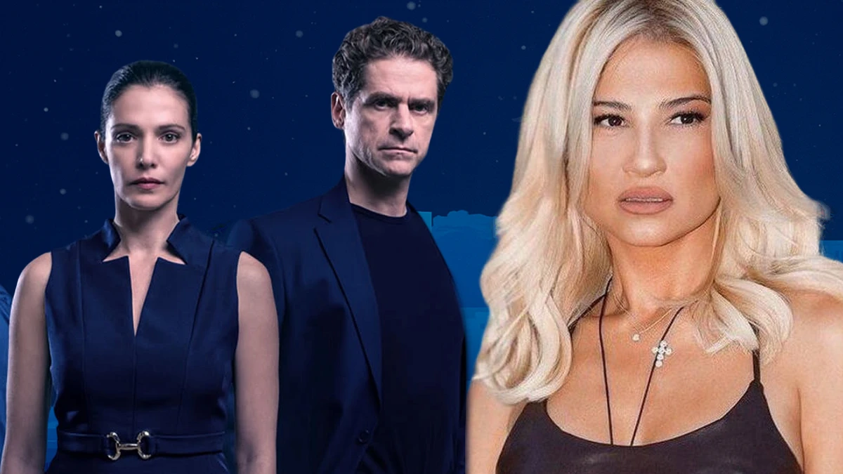 Η Φαίη Σκορδά σε σκηνή από τη σειρά Μια νύχτα μόνο