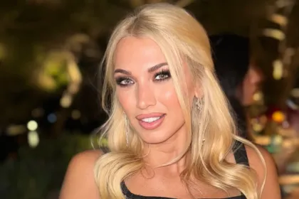 Η Κωνσταντίνα Σπυροπούλου σε πρόσφατη έξοδο της