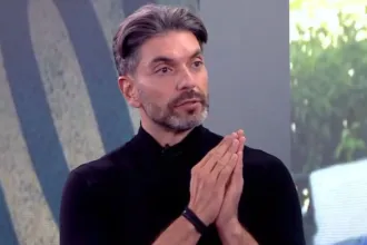 Ο Σπύρος Μαρτίκας σε τηλεοπτική εμφάνιση στο Mega