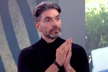 Ο Σπύρος Μαρτίκας σε τηλεοπτική εμφάνιση στο Mega