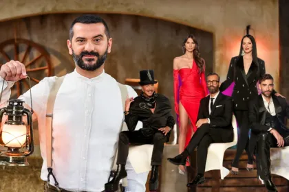 Τα reality της Φάρμας και του GNTM σε τηλεοπτικό φόντο.