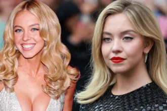 Σίντνεϊ Σουίνι σε backstage στιγμιότυπο από την προετοιμασία της για την πρεμιέρα