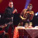 Σκηνή από το τελευταίο επεισόδιο των Battles στο The Voice of Greece