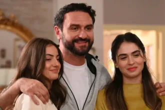 Ο Σάββας Τριανταφύλλου σε έντονη συναισθηματική στιγμή με τις κόρες του στη σειρά Το Σόι Σου.