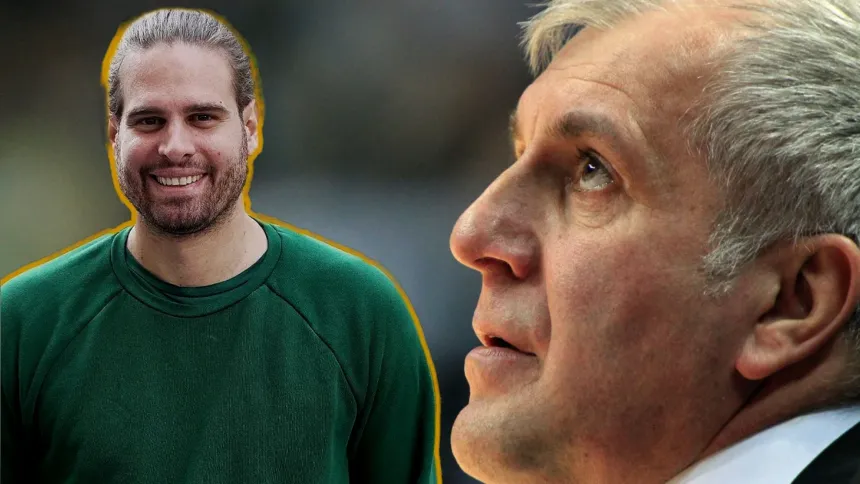 Ο Ζέλικο Ομπράντοβιτς σε έντονη στιγμή από αγώνα